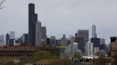 Chicago Tribune photo of the Chicago skyline
