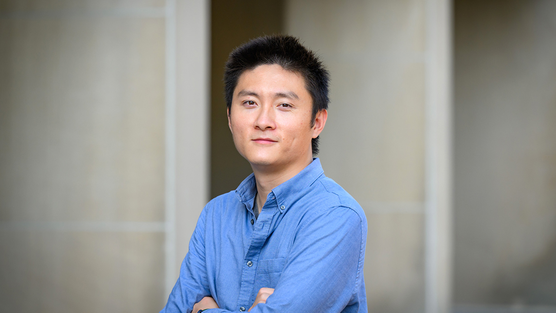 Bo Zhang, a professor of labor and employment relations and of psychology at Illinois.  Photo by Fred Zwicky