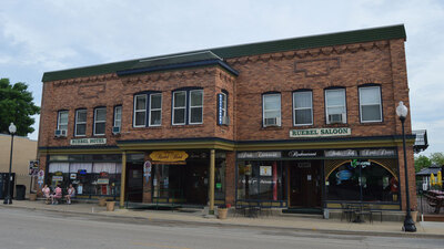 The Ruebel Hotel in Grafton, Illinois.