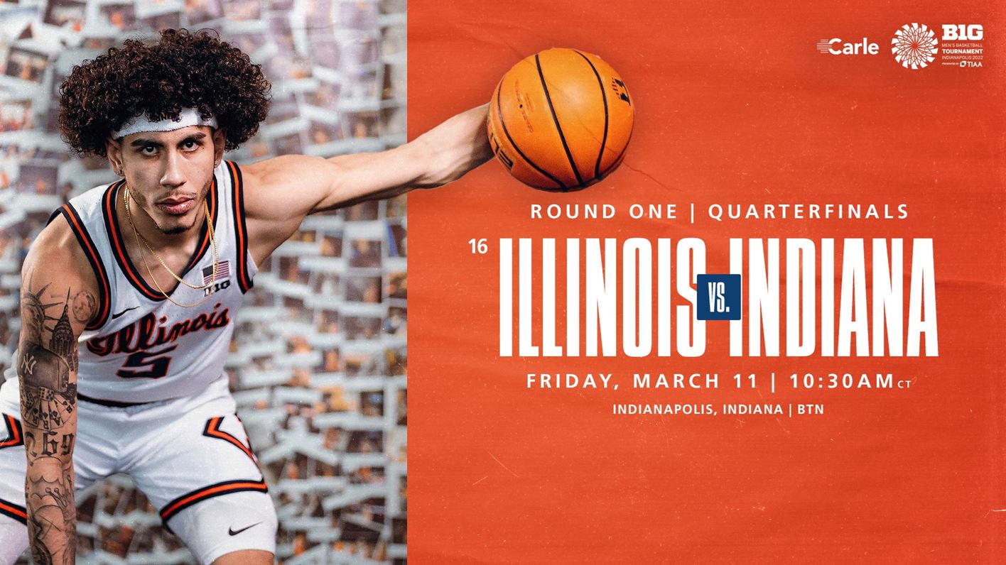 graphic advertising quarter-final game Friday morning against Indiana features image of Andre Curbelo