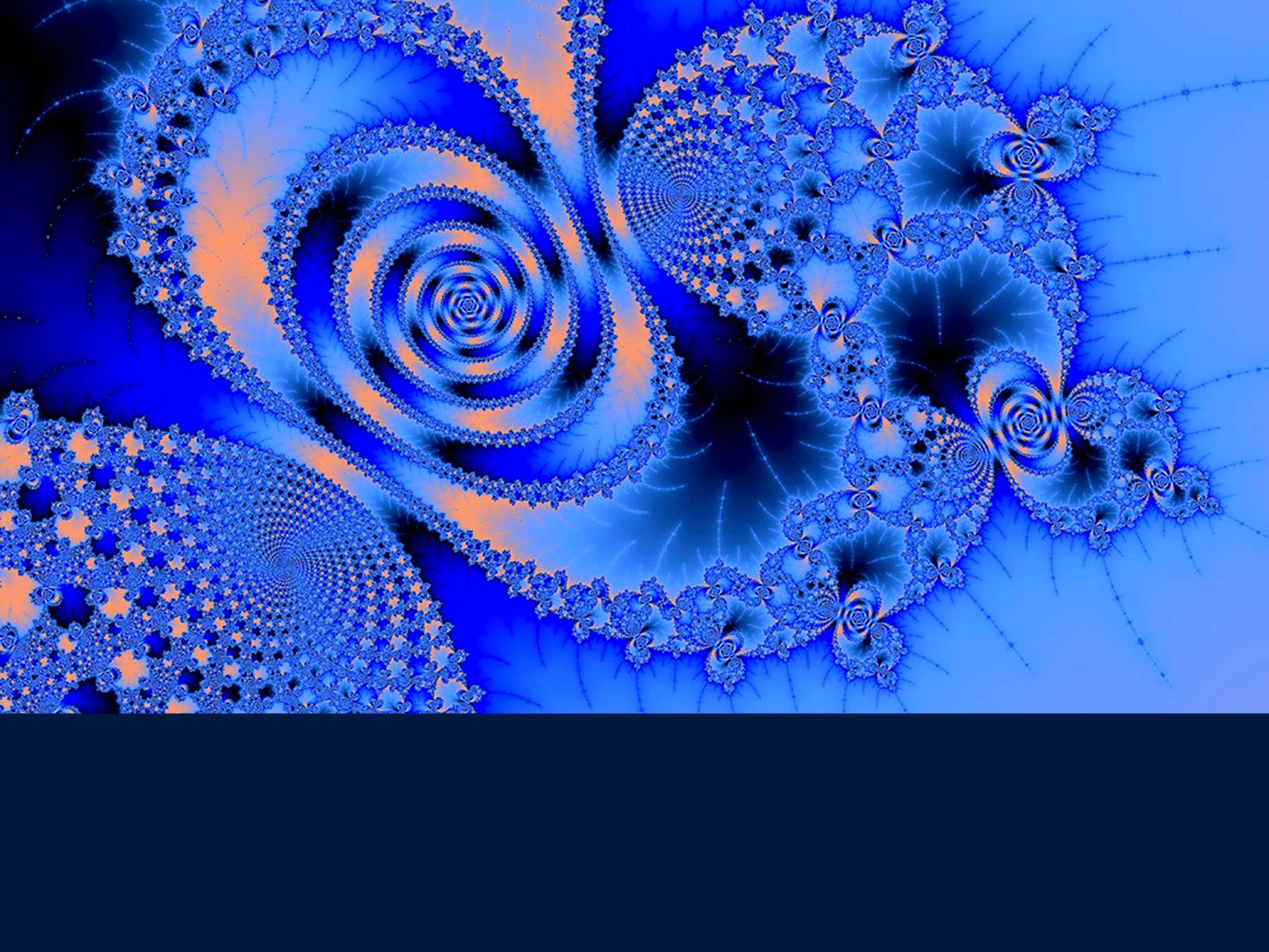Classical chaos – or the butterfly effect – produces fractal patterns like the one shown. Classical chaos’s cousin – quantum information scrambling – encompasses even more exotic mechanisms such as quasiparticles hopping between molecules, which can dissipate energy.  Stock image via Storyblocks