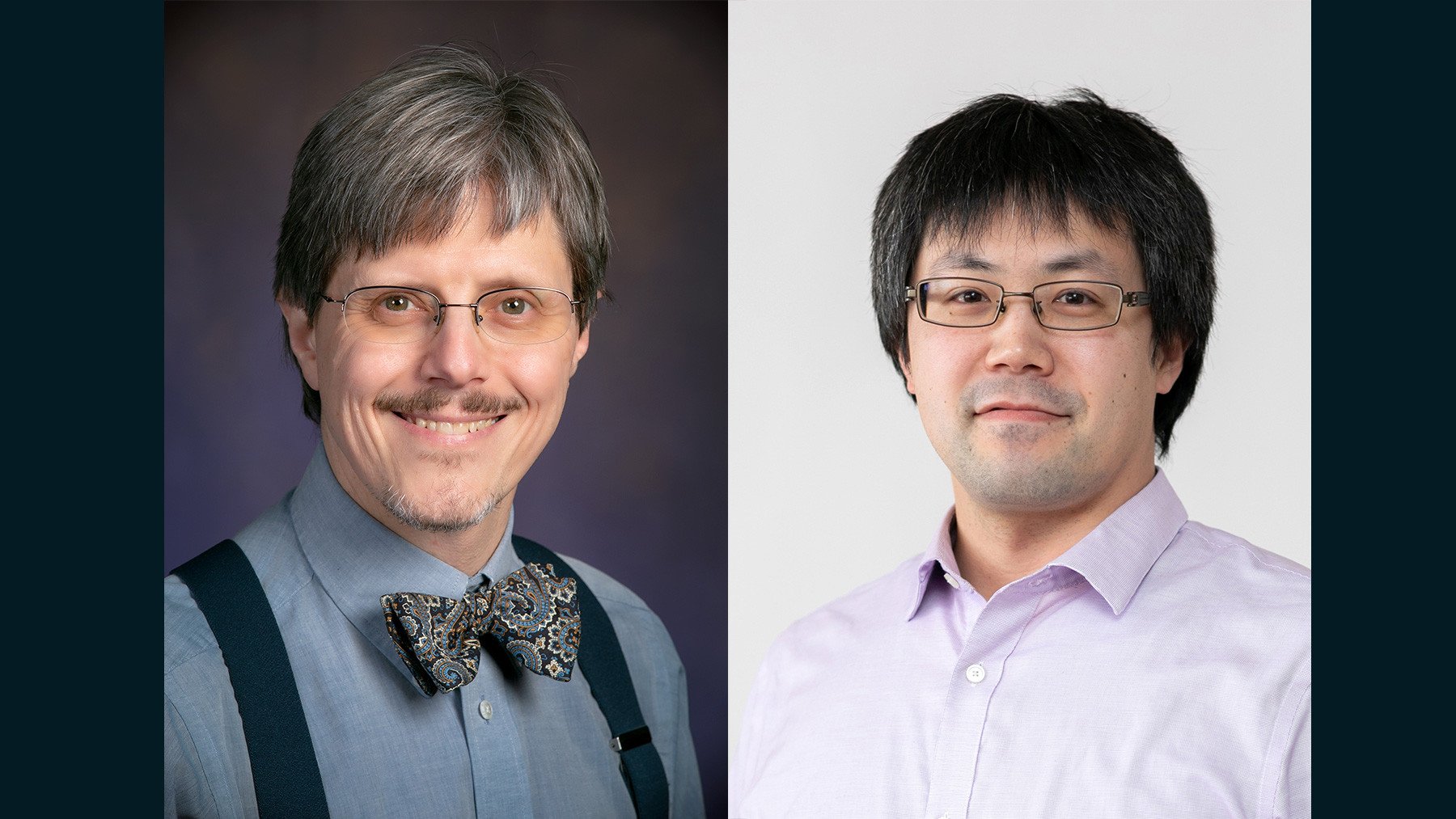 Illinois Professor Paul Kwiat and Professor Fumihiro Kaneda of the Frontier Research Institute for Interdisciplinary Sciences at Tohoku University. Kaneda is a former postdoctoral researcher in the Kwiat group