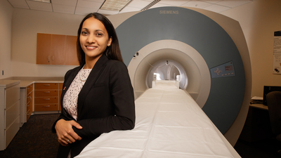 U. of I. kinesiology and community health professor Neha Gothe explores the relationship between physical activity and cognitive aging.  Photo by L. Brian Stauffer