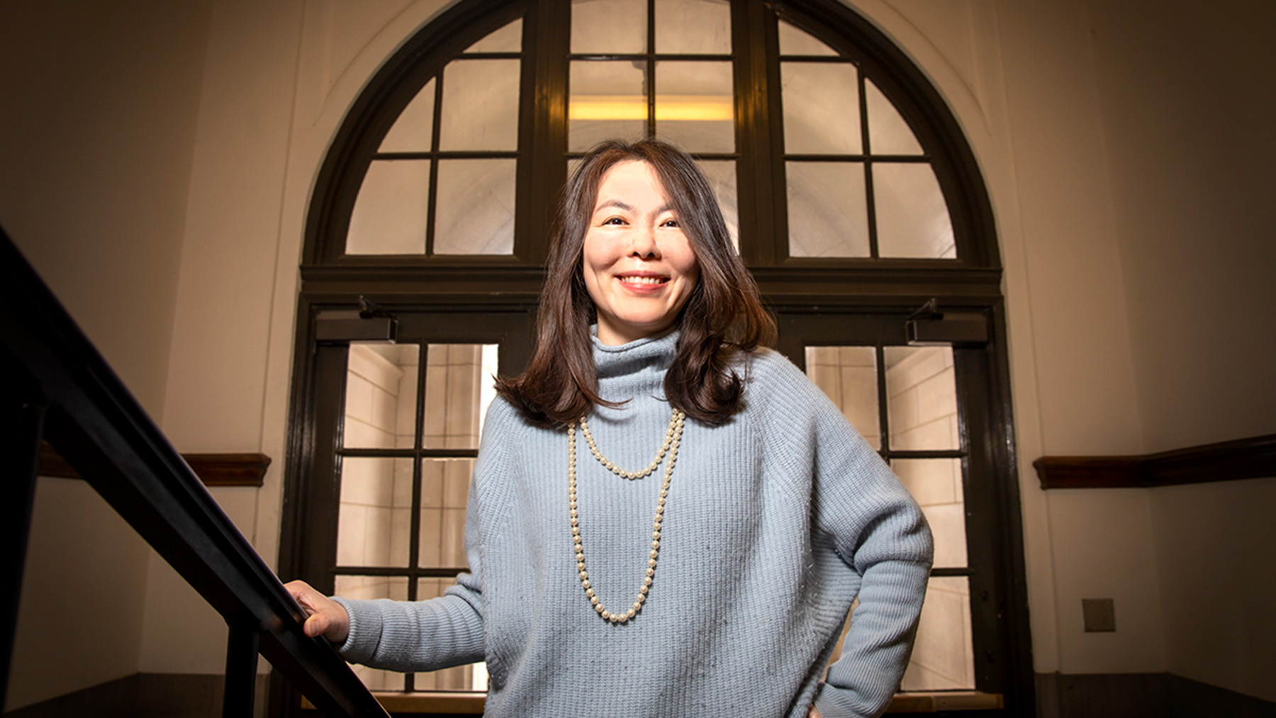 advertising professor Sang-Hwa Oh.  Photo by Fred Zwicky
