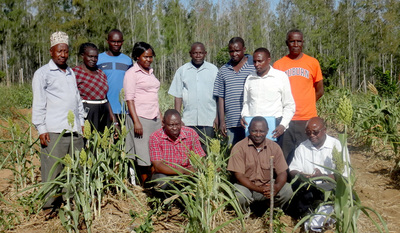 farmers learn how to grow their crops sustainably. Photo courtesy Esther Ngumbi.