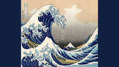 Image of painting, The Great Wave Off Kanagawa, public domain, via Wikimedia Commons