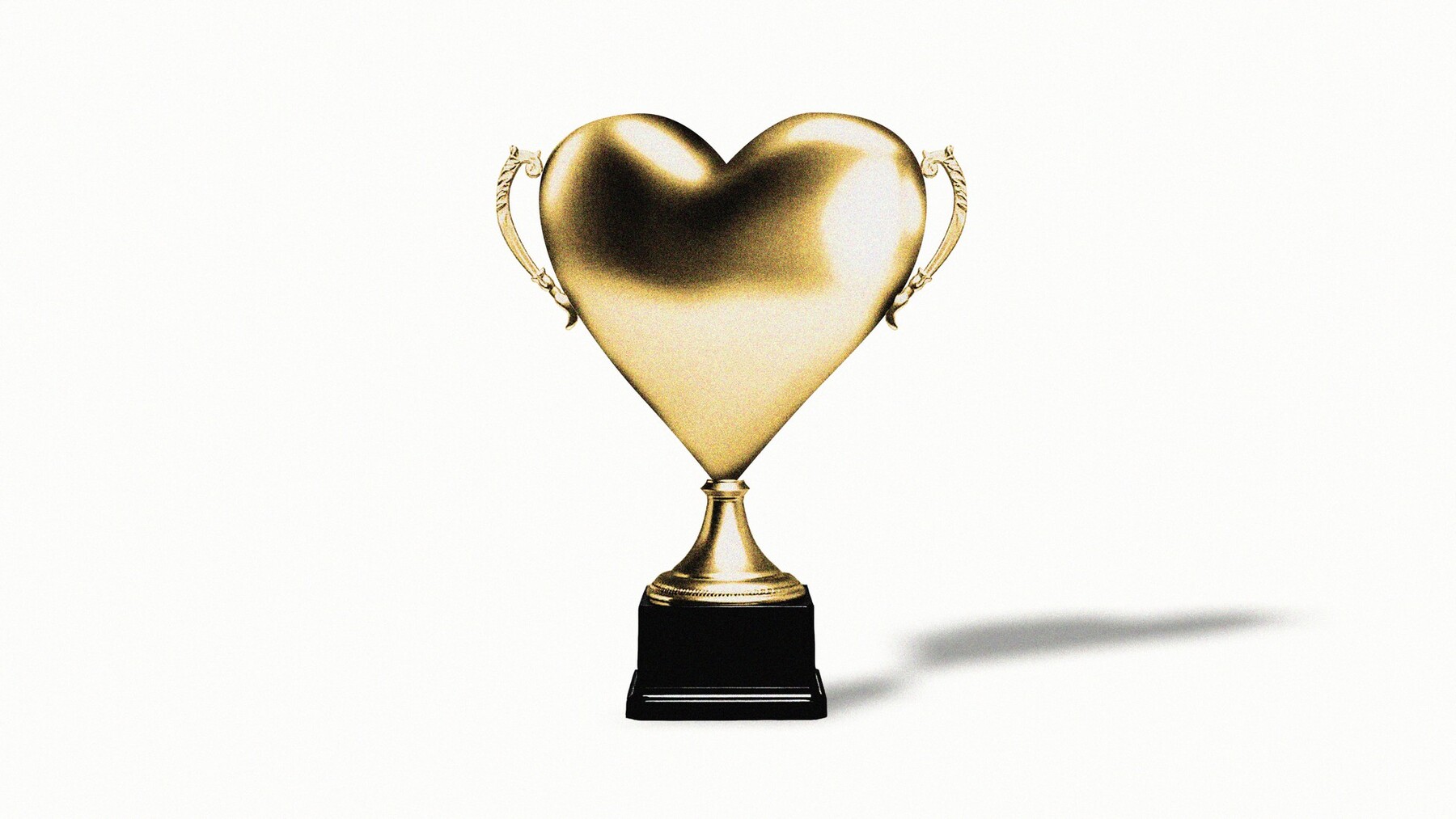 graphic image of golden heart-shaped trophy by Adam Maida / The Atlantic