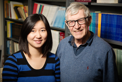 Photo of Xin Zhang and Richard C. Anderson Working in collaborative groups may prepare children to make more thoughtful, reasoned decisions than traditional teacher-led instruction, suggests a new study by Xin Zhang, Richard C. Anderson and Joshua A. Morris of the University of Illinois. Zhang is a doctoral student in psychology, Anderson is director of the Center for the Study of Reading, and Morris is a graduate student.