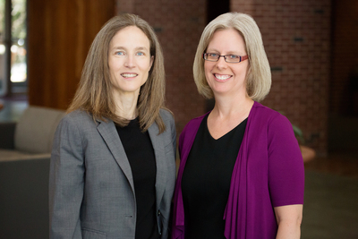 From left, a photo of U. of I. law professors Verity Winship and Jennifer K. Robbennolt.