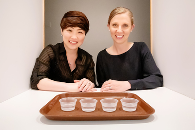 Photo of food science professor Soo-Yeun Lee and alumna Lauren Killian