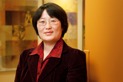 Photo of study lead author and University of Illinois social work professor Min Zhan