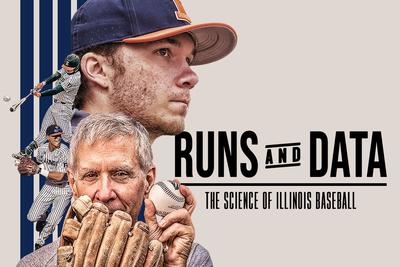 “Runs and Data: The Science of Illinois Baseball” graphic