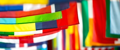 multiple country flags