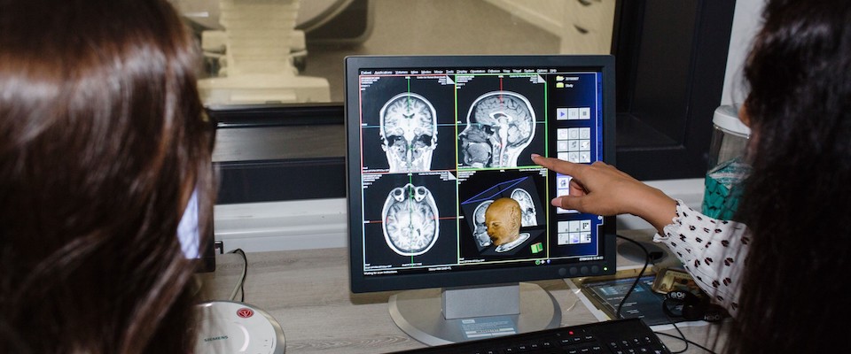 brain imaging on computer