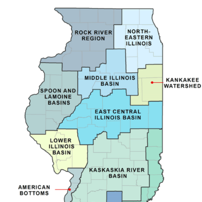 Illinois mp of water supply planning regions.