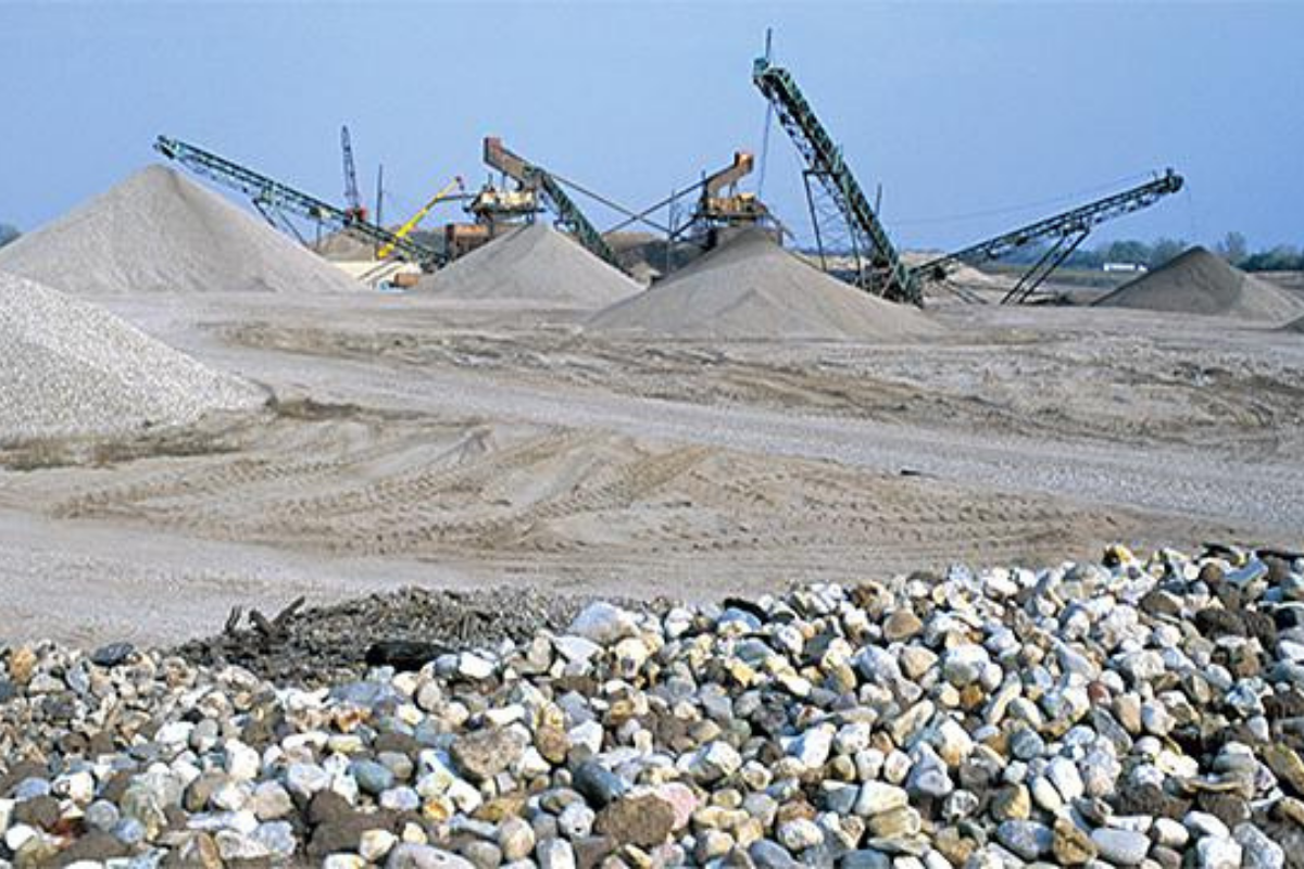 crushed stone quarry