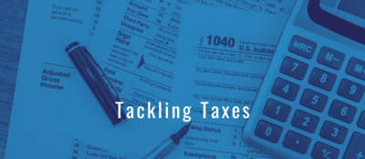 Tackling Taxes Presentation Title Slide