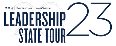 U of I System 2023 Leadership State Tour logo