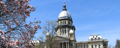 Illinois State Capitol building in Springfield