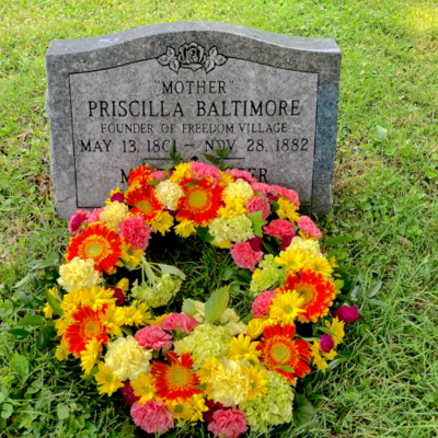 Tombstone of Priscilla "Mother" Baltimore