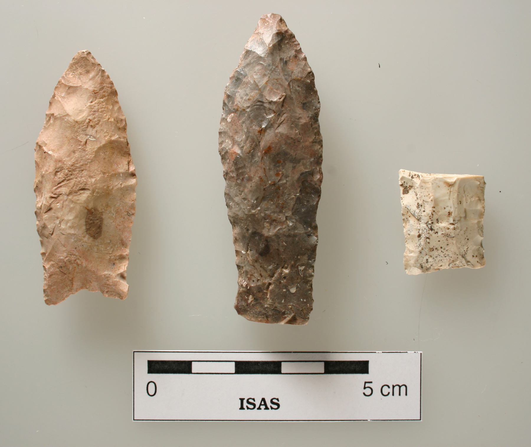 Early and Late archaic points donated by George Johnson to ISAS Photo credit: Marcia L. Martinho
