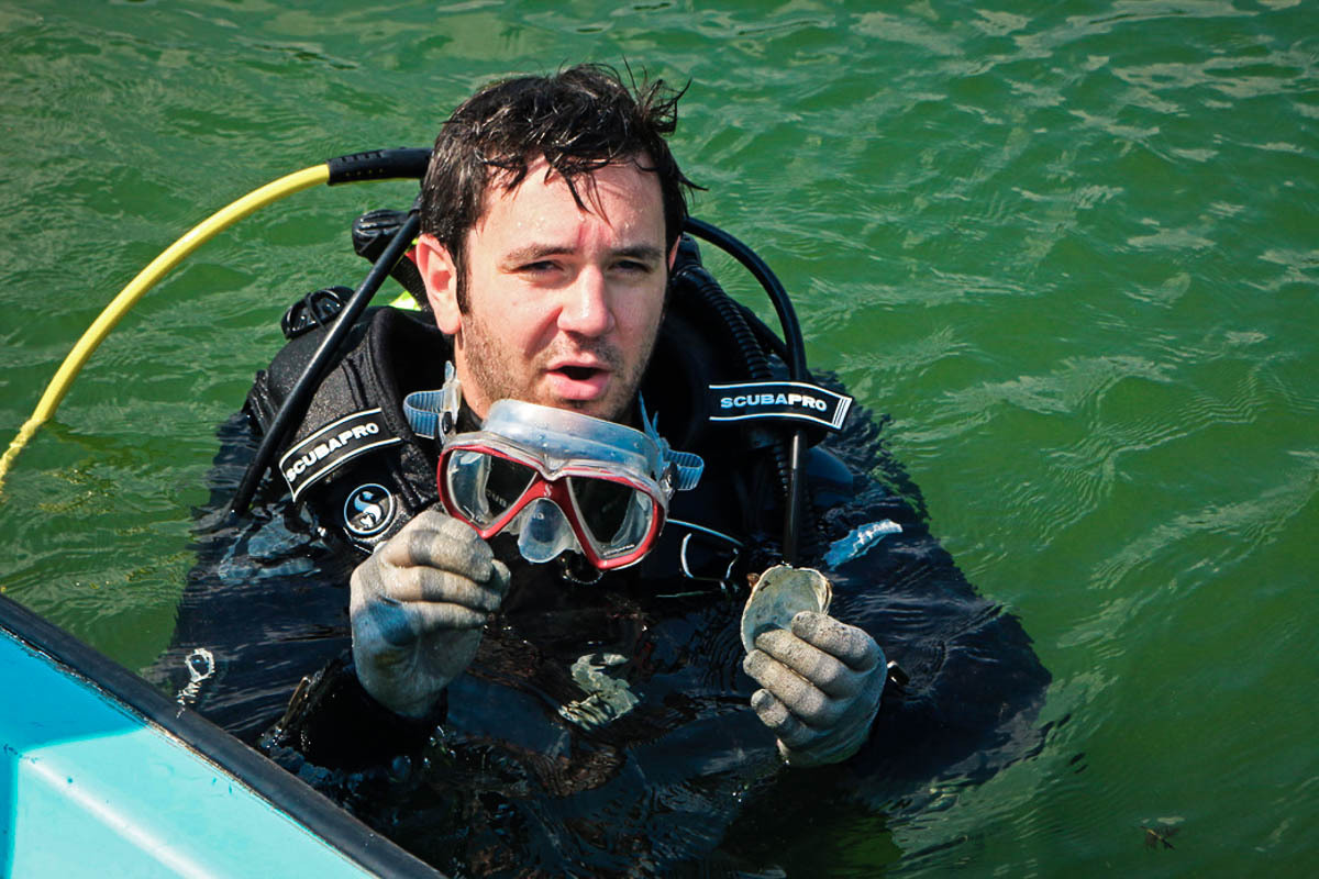 Michael Spear scuba diving