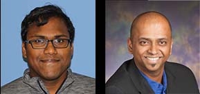 Headshots of PhD student Ashish Kashinath (left) and Reserach Assistant Professor Sibin Mohan (right)