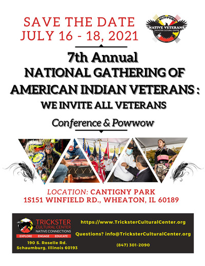 7th Annual National Gathering of American Indian Veterans Flyer