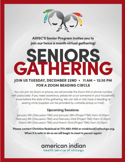 Senior Gathering Flyer
