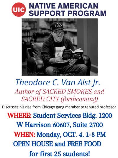 Flyer for Ted Van Alst and NASP Open House
