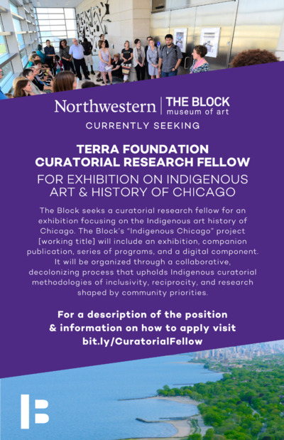 Terra Foundation Curatorial Research Fellow Flyer